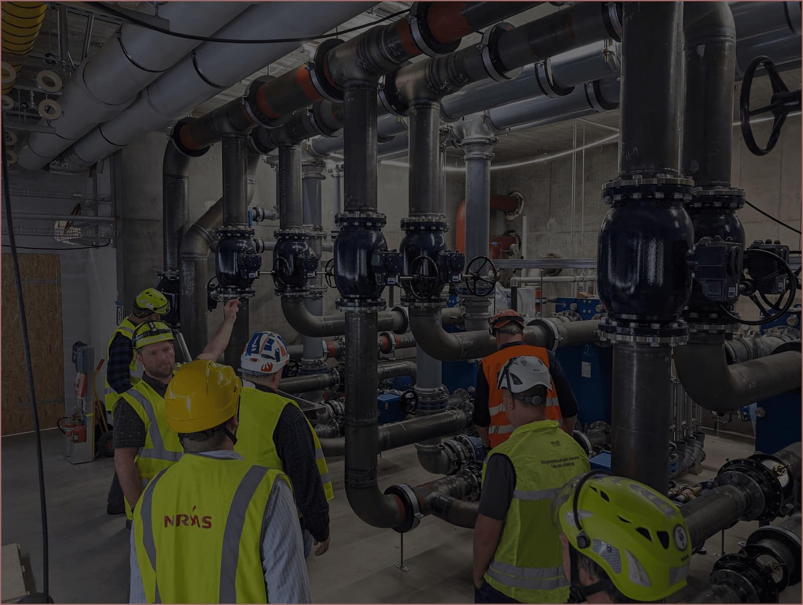 Commissioning construction site